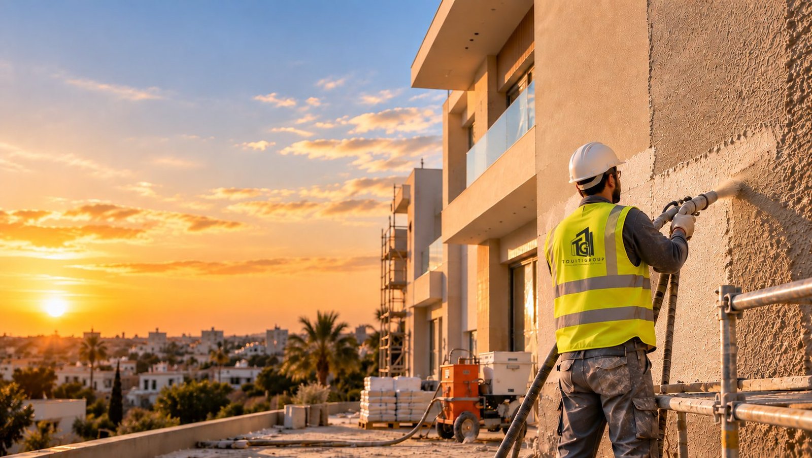 تطبيق الإندوي المرشوش آلياً على واجهة